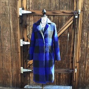 Rachel Zoe plaid coat